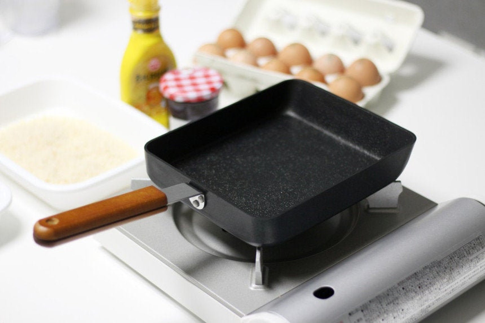 Japanese Omelette Pan/egg Pan Nonstick Coating Rectangle Etsy