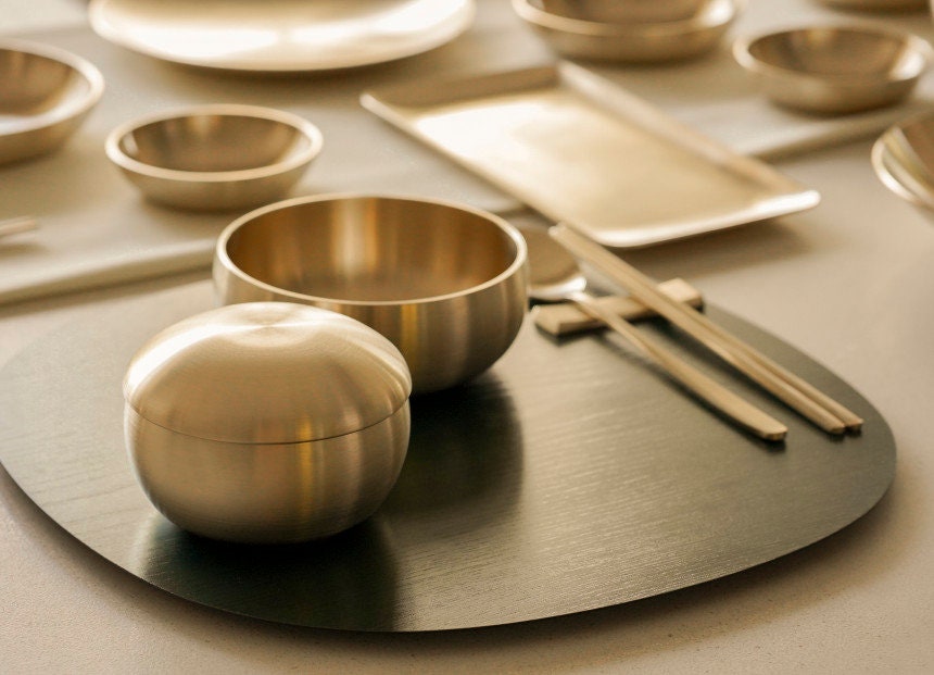 Bangjja Yugi Korean Rice Bowl cutlery set / Luxurious Etsy