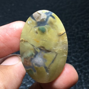 Brekzien Jaspis Cabochon 39x25x6 mm