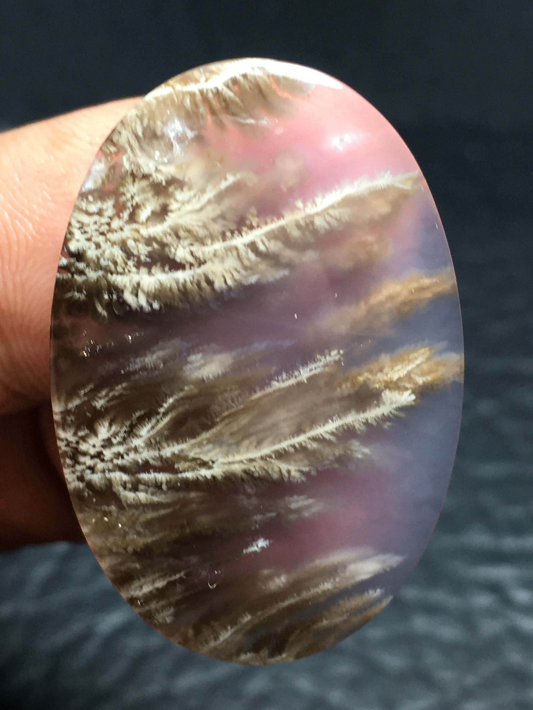 Plume Agate. Stone Agate. Moss Agate. Cabochon Etsy