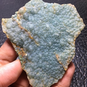 Botryoidal Green Chalcedony Unpolished Slab 68x63x7 mm
