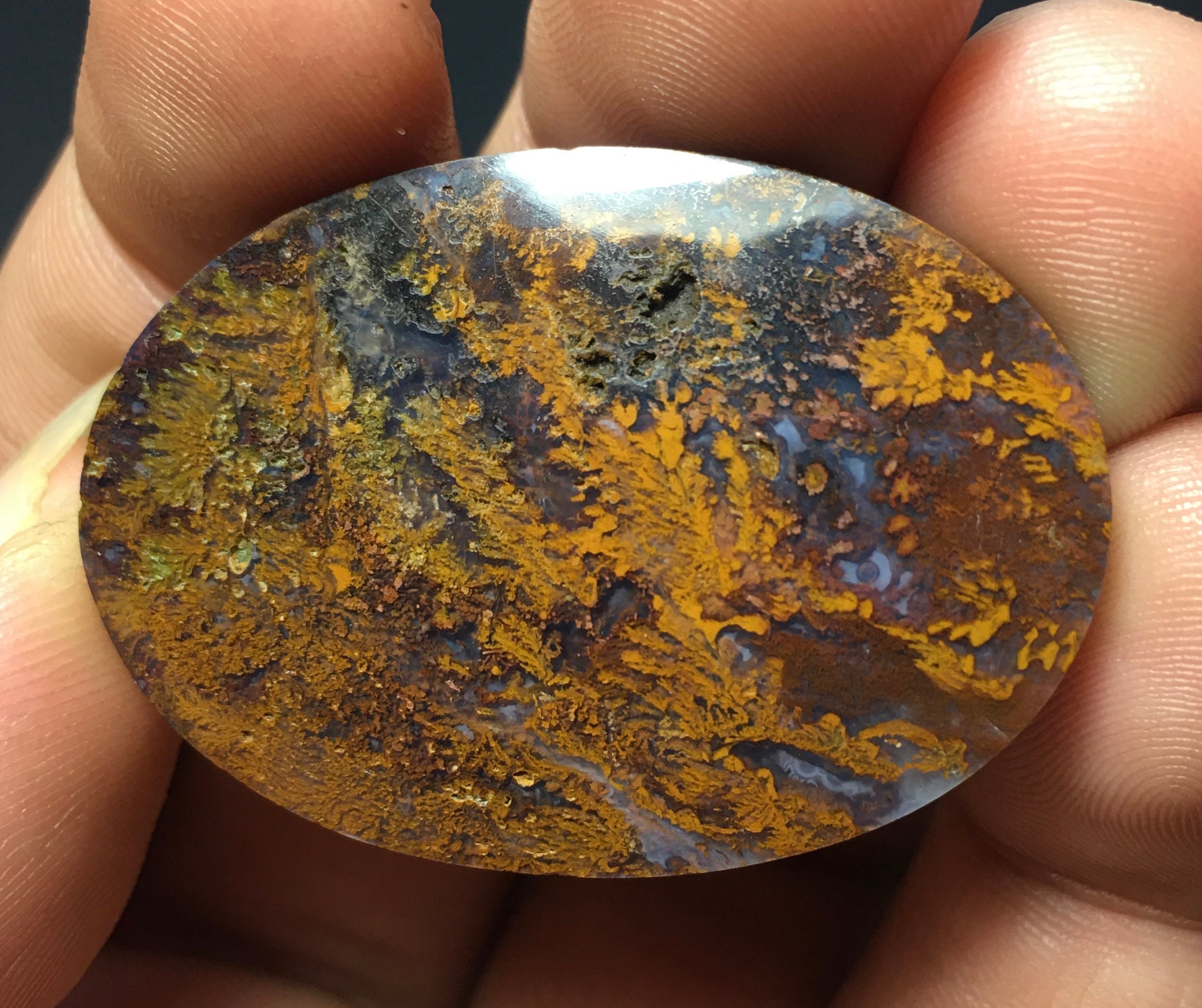 Moss Plume Agate Scenic Moss Agate Garden Moss Green Moss | Etsy