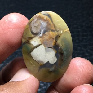 Brekzien Jaspis Cabochon 35x25x6 mm