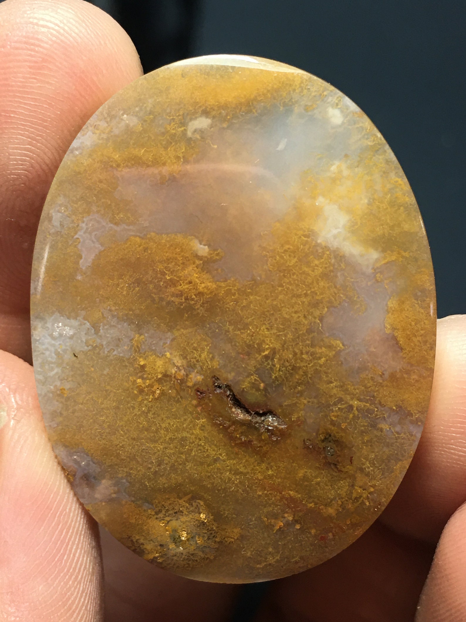 Brown Moss Agate Cabochon | Etsy