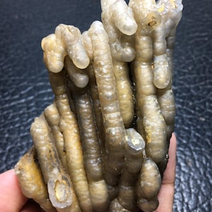 Stalactite Chalcedony Rough Stone 91x51x35 mm (weight 250 grams)