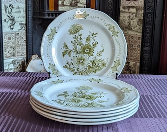 Royal Staffordshire Hathaway Ironstone door J.& G. Meakin Engeland Dinerbord - Vintage Royal Royal Staffordshire Borden - Set van 6 borden