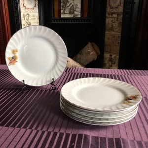 Piatti di pane in porcellana fine WOTRADE vintage - piatti in porcellana fine - piatti di antipasto - set di piccoli piatti - piatti WOTRADE
