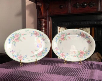 Vintage Royal Doulton Plates - Set of 2 Royal Doulton Platter - Royal Doulton Expressions English China CARMEL 13,1/2″ Oval Platter Set of 2