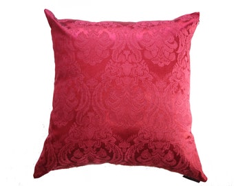Pillow Cover - Red Pillow Cover - 22x22 Pillow Cover - Paisley Pillow Cover - 24x24 Pillow Cover -  Red Paisley Pillow Cover - Red Pillow