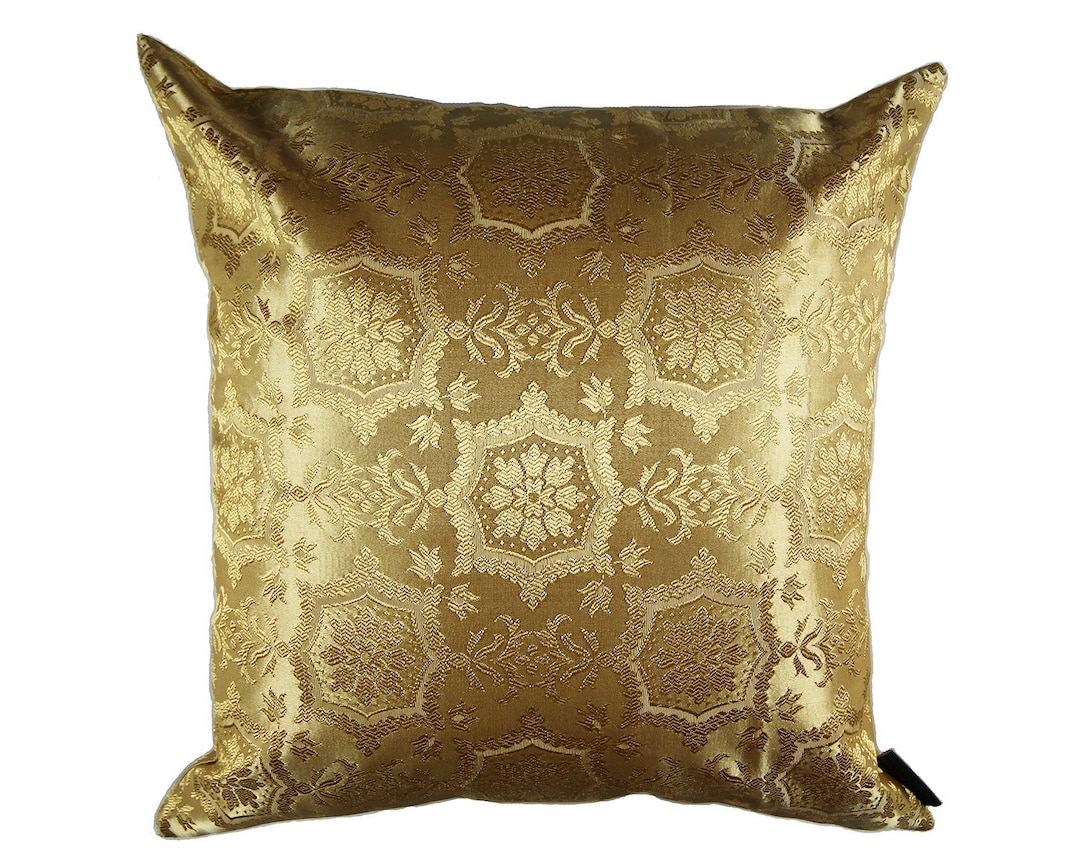 20x20 Pillow Cover Yellow Gold Pillow Cover 20x20 Throw Pillow Gold