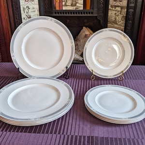 Royal Doulton CHARADE Speiseteller und Salatteller 8er Set - Royal Doulton Speiseteller und Salatteller