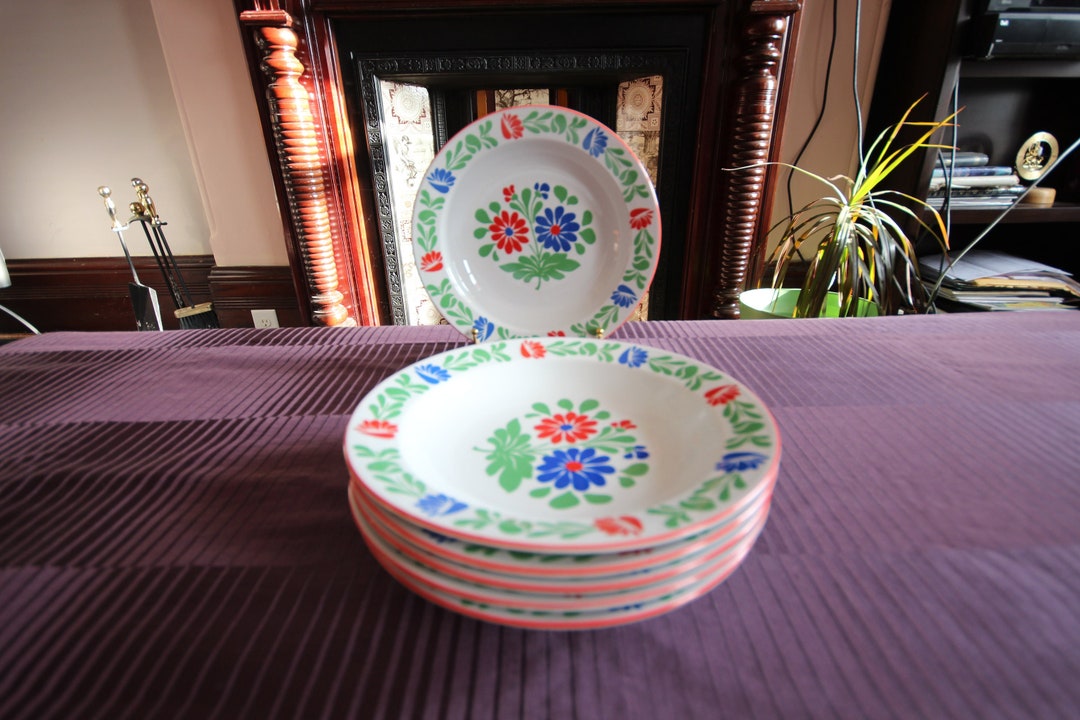 Vintage Soup Bowls Vintage Porcelain Soup Plates Vintage Alfoldi Soup