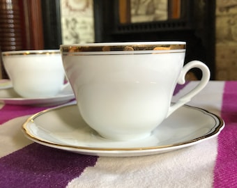Vintage Tea Set  Vintage Mugs Vintage Kahla Coffee/Tea Set Vintage Set of Coffee/Tea Mugs - Kahla German Democratic Republic Tea Set