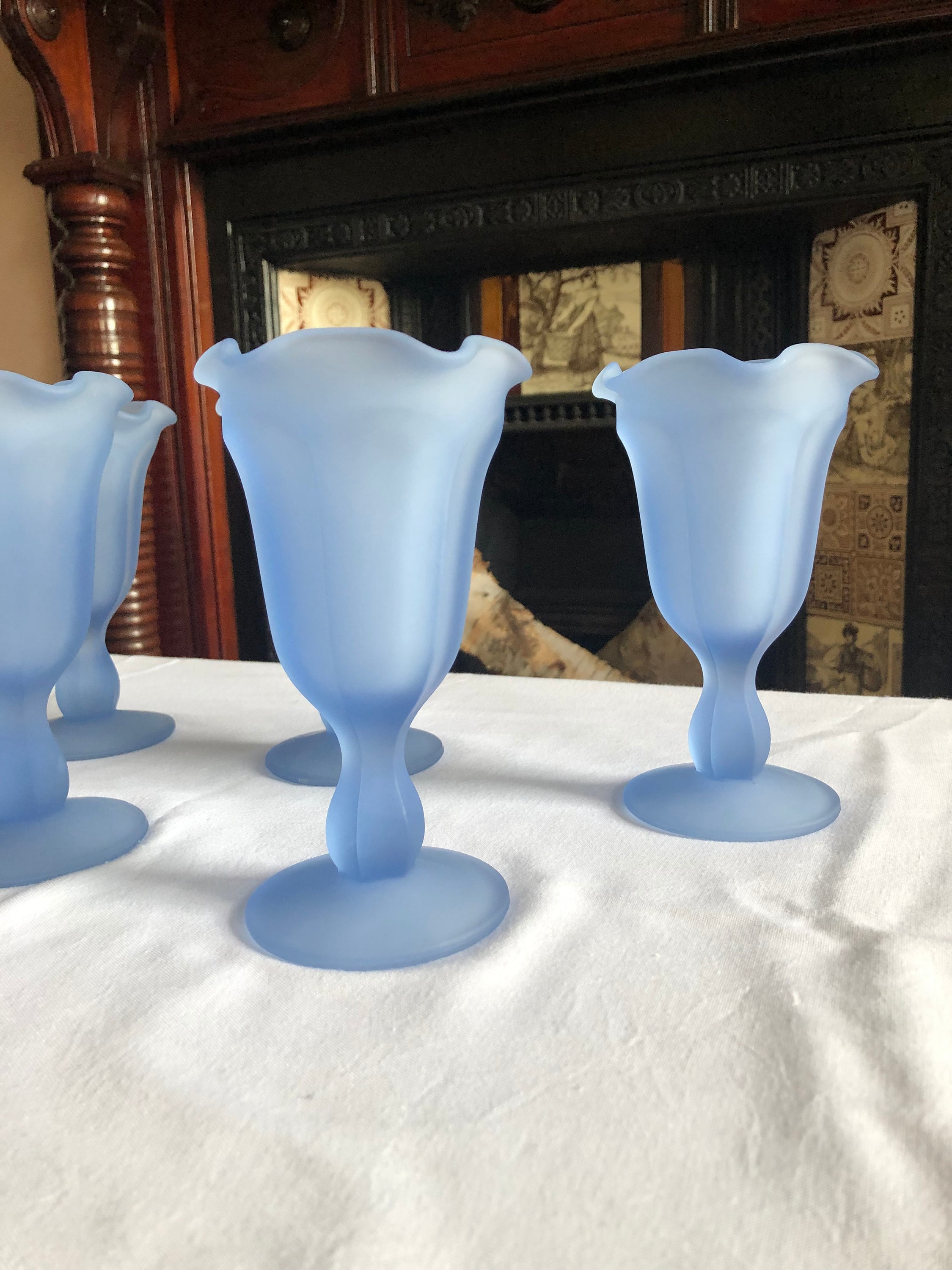 Vintage Sundae Glasses Vintage Ice Cream Sundae Glasses Etsy