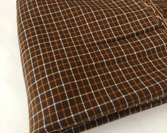 Brown Pillow Covers - Made to Order Pillow Covers - Handmade Throw Pillows - Plaid Pillow Covers - Brown Throw Pillow Covers - Plaid Pillows