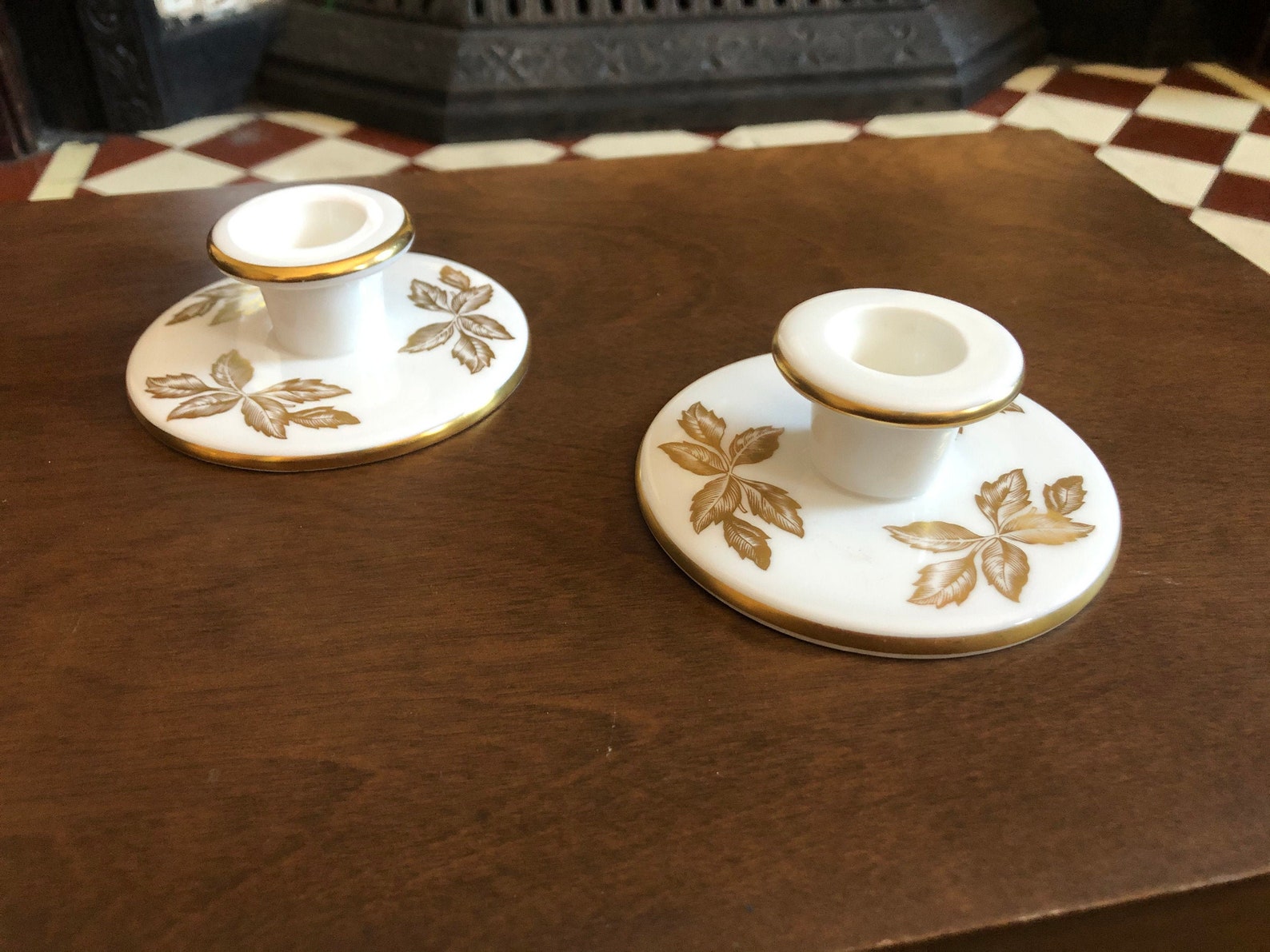 Candle Holders Vintage Candle Holders Bone China Candle Holders Set of