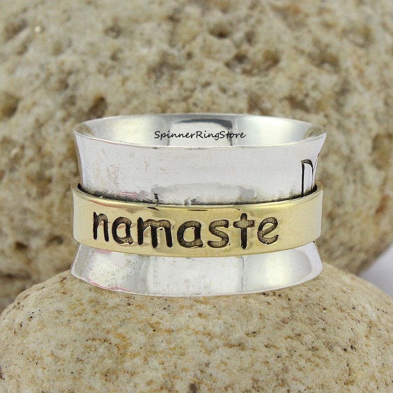 Gift For Her Meditation Ring 925 Silver Ring Women Ring Spinner Ring Worry Ring Anxiety Ring Promise Ring Boho Ring Fidget Ring