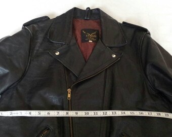 Vintage 1950s STAGG Motorcycle Leather 