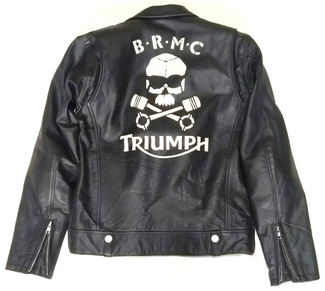 Mega Rare TRIUMPH Motorcycles Marlon Brando BRMC LEGEND Leather ...