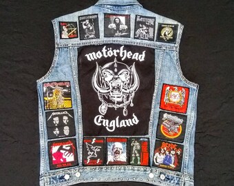 Denim Jacket Cut off Vest - Etsy UK