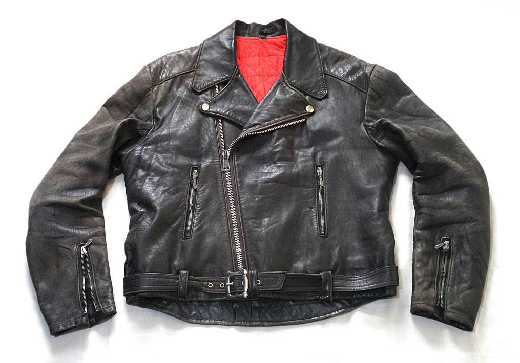 Vintage 1960s Mascot motorcycle Leather jacket LARGE vgc | Etsy