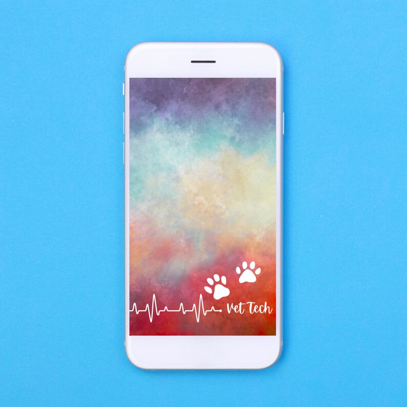 Vet Tech Phone Wallpaper Screensaver Veterinary Technician Etsy