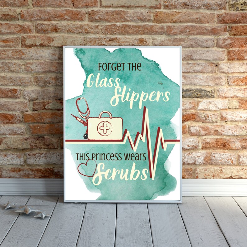 Nurse Wall Art EMS Art Nurse Gift Nursing School Wall Etsy