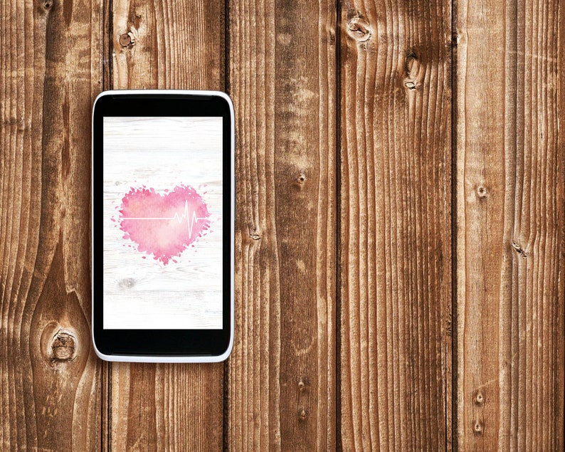 Nurse Phone Wallpaper Screensaver Heartbeat Wallpaper - Etsy