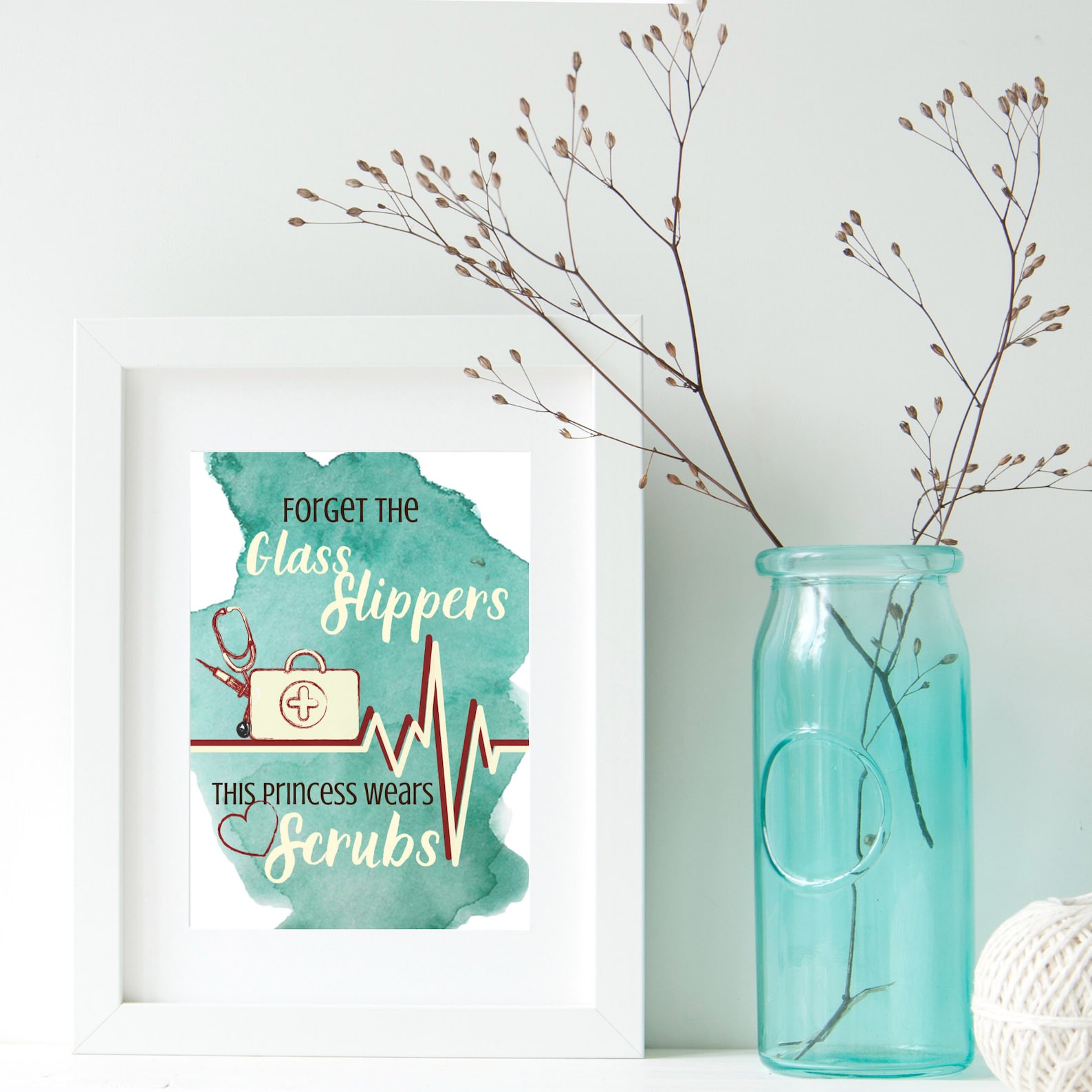 Nurse Wall Art EMS Art Nurse Gift Nursing School Wall Etsy