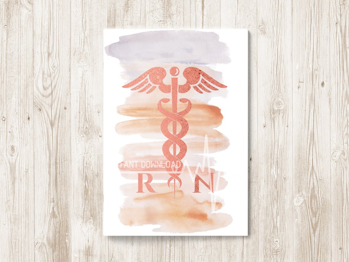 Nurse wall art nursing school gift wall art nurse art Etsy