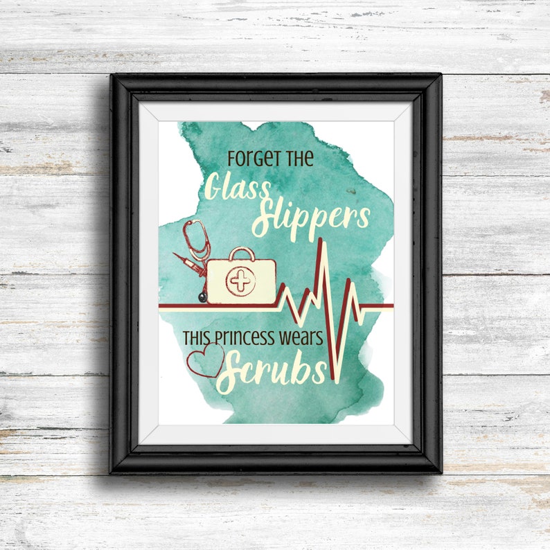 Nurse Wall Art EMS Art Nurse Gift Nursing School Wall Etsy