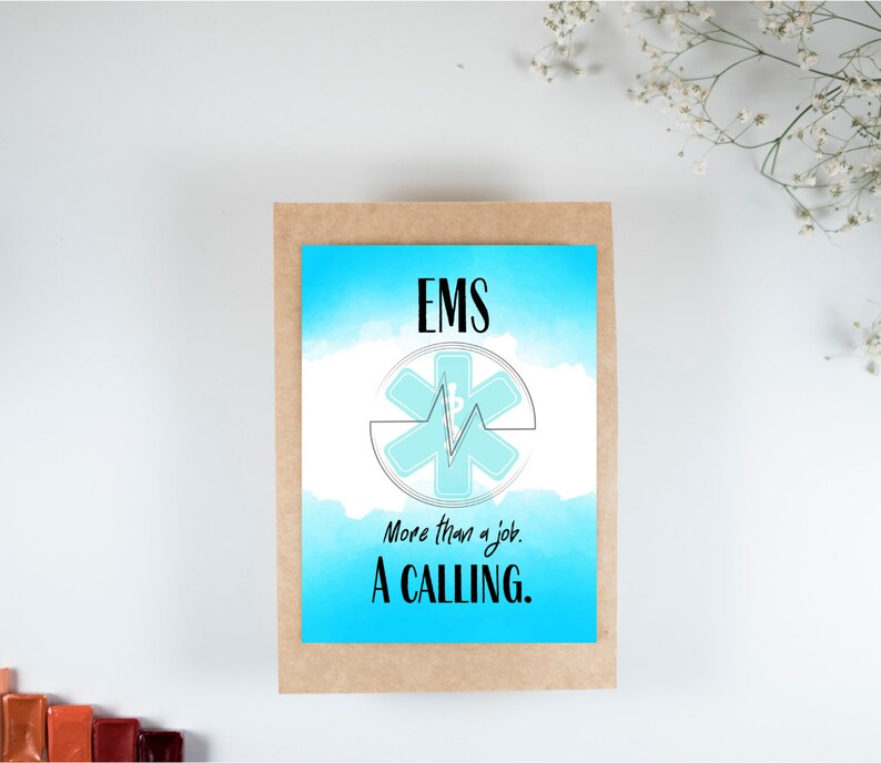 EMS Downloadable Print EMT Gift Paramedic EMS Print - Etsy