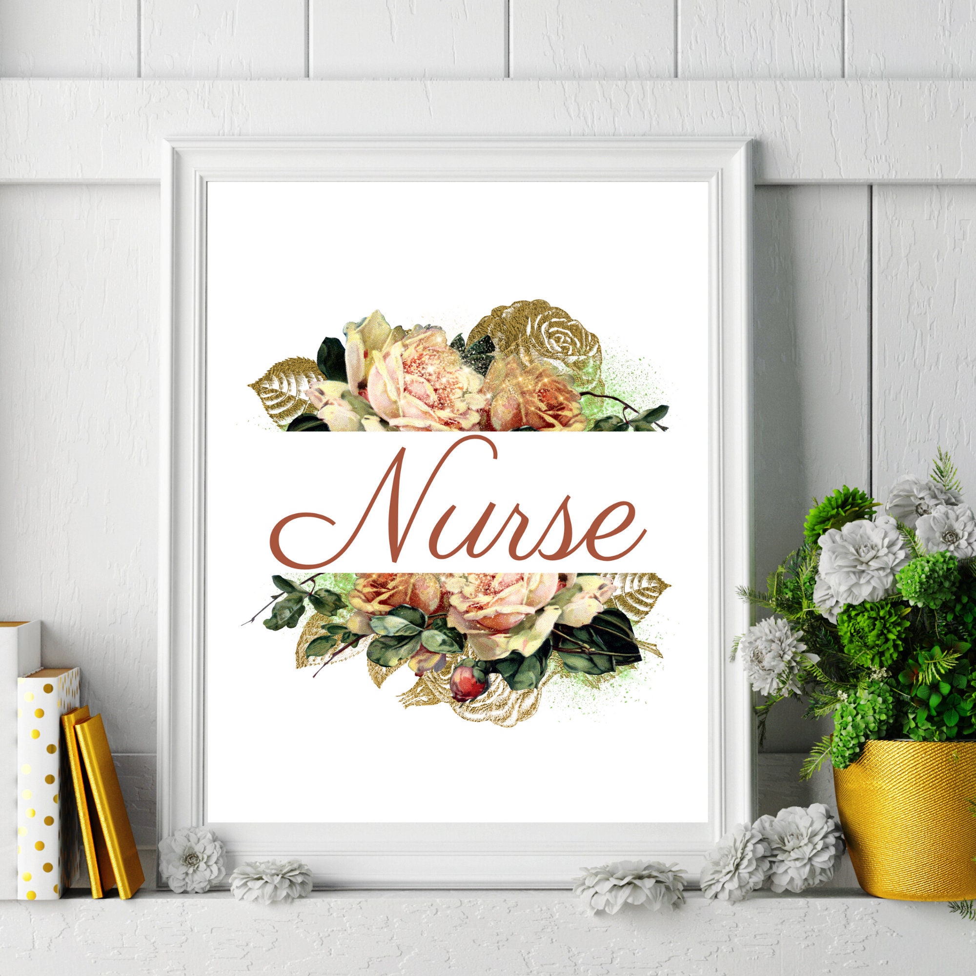 Nurse Downloadable Print Nurse Gift Nursing School Art - Etsy