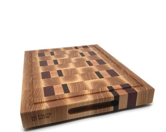 End grain cutting board