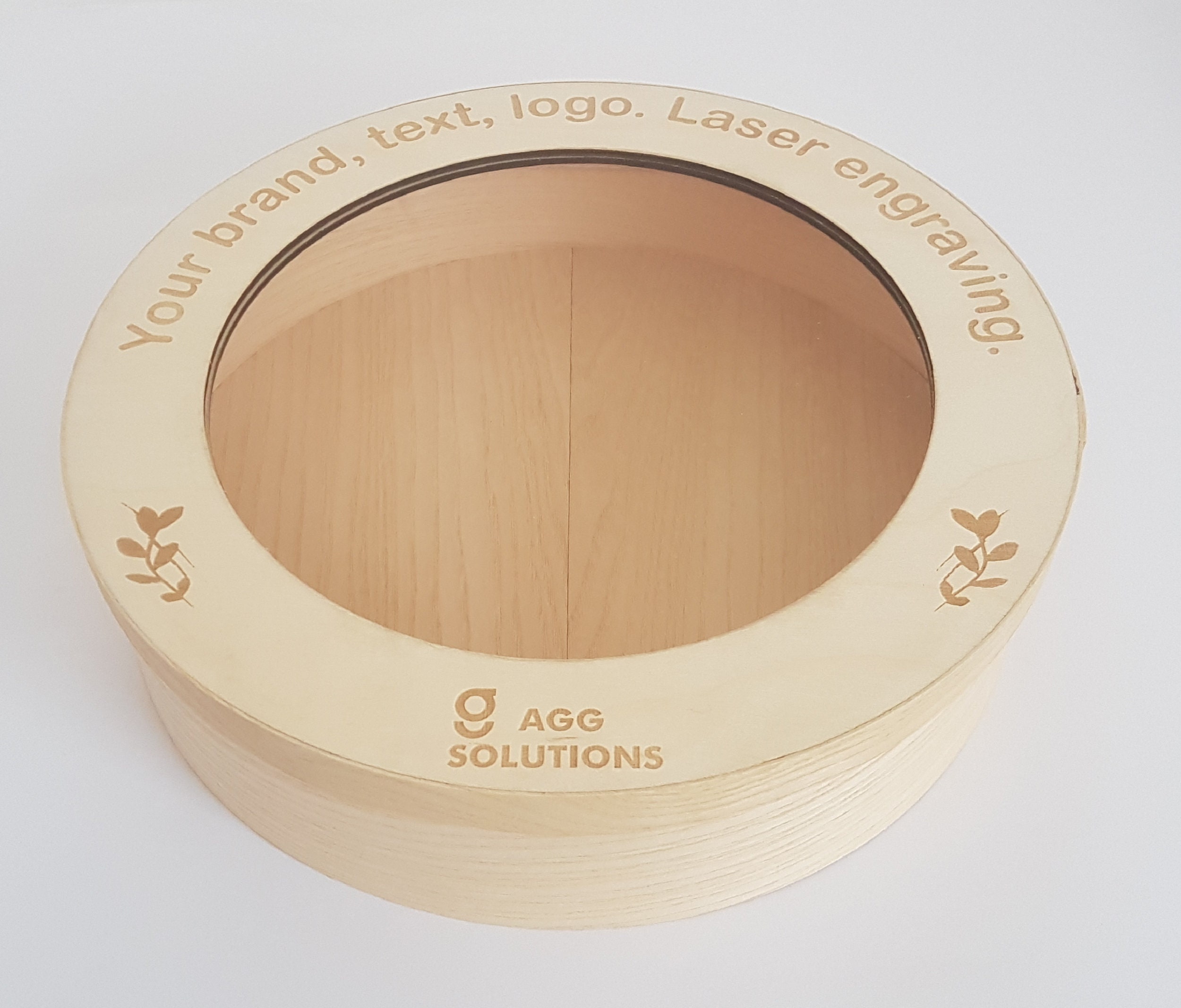 Juego de 6 cajas redondas de madera 2x115/25 pulgadas Etsy