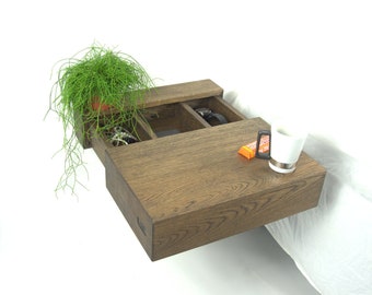 Floating nightstand / bedside table