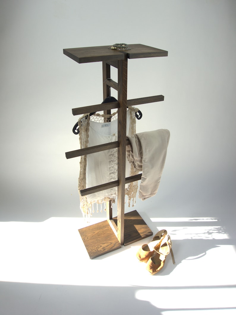 Dressboy Valet Stand bliss Black Oak Etsy