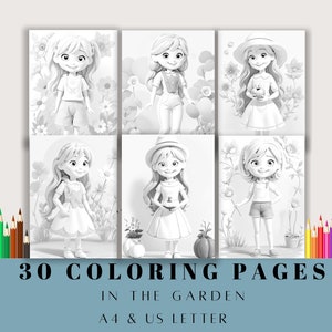30 cute doll coloring page for kids,gift who loves to color,coloring page printable kids,doll coloring book for toddlers,anime 3D doll
