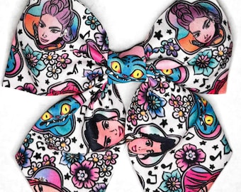 K-Pop Demon Hunters Sailor Bow | Handmade Anime Hair Bow | KPop for Boys and Girls | Kpop Demon Hunter Pary Favors, Huntrix Sailor Bow| kpop