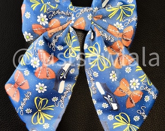 Handmade NFL Team Hair Bow | Football Hair Bows| Hair Accessories | NFL Fable Hair Bows| Football Inspired Hair Bows| Philadelphia Eagles
