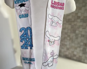 Custom Cartoon Graduation Stole: Personalized Pre-K, Kindergarten Sash