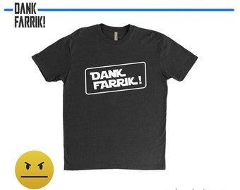 Dank Farrik T-Shirt – Star Wars - Mandalorian Swear Word – Funny - Tee | Geek Holiday or Birthday | Gift for Dad | Husband | Mom