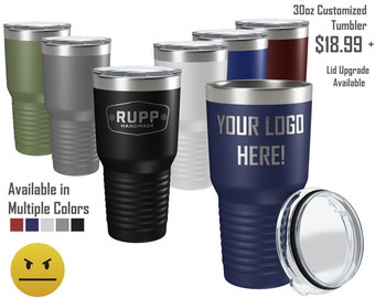 Custom Engraved Insulated 30 ounce Tumbler | Personalized Travel Mug | Business or Corporate gift | Personal Branding | Polar Camel