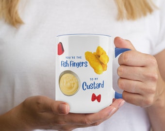 Doctor Who - Fish Fingers And Custard 11 Oz Mug - Valentine's Day or Geef Gift