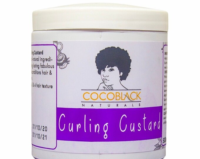 Coco Black Naturals Curling Custard Type 4c Hair Gel , 17 Fl Oz - Etsy