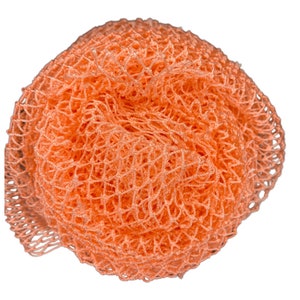 Sapo African Net Exfoliating Body Sponge Made in Ghana for Body Acne, Exfoliation, Everyday Cleansing
