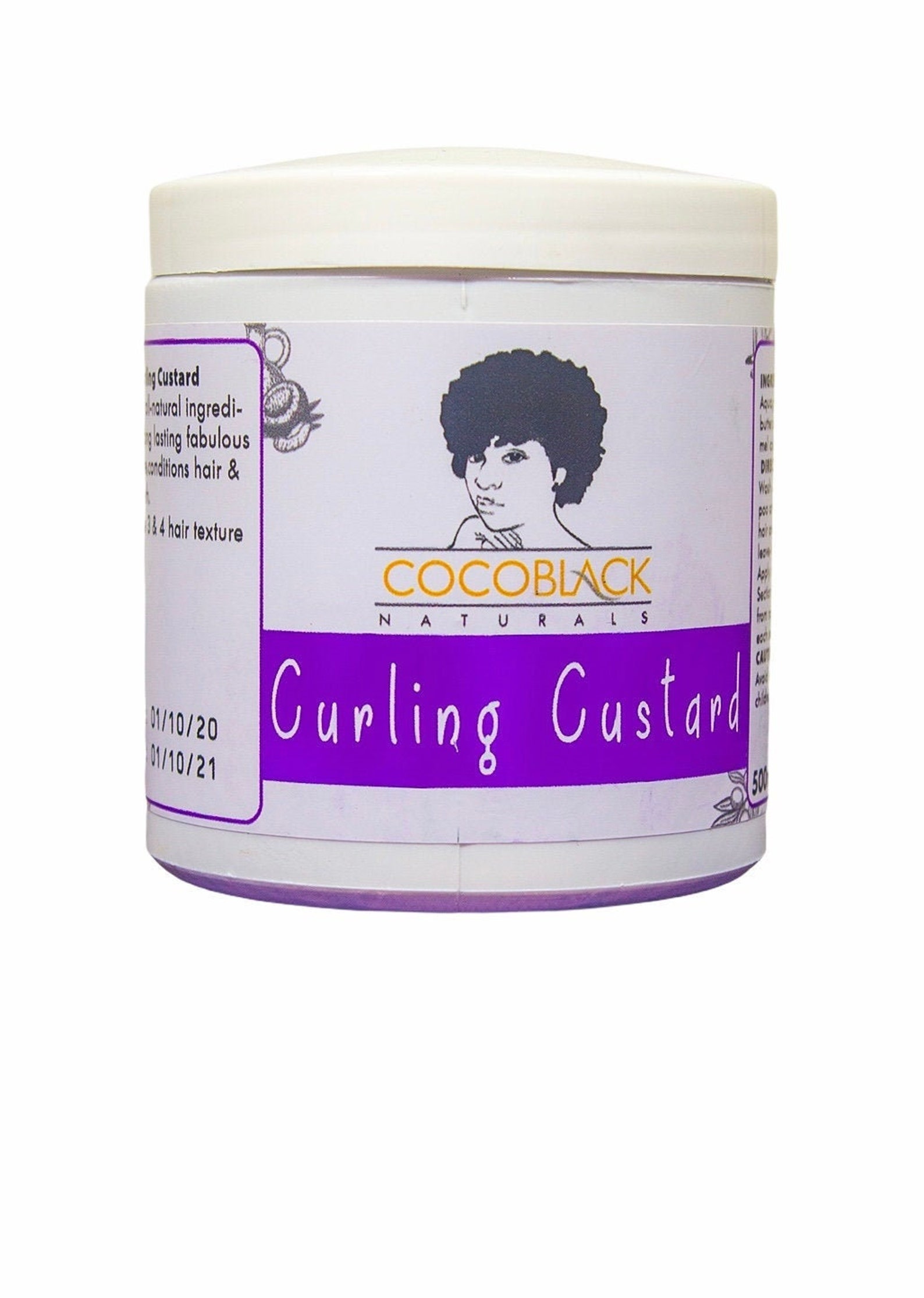 Coco Black Naturals Curling Custard Type 4c Hair Gel 17 fl Etsy