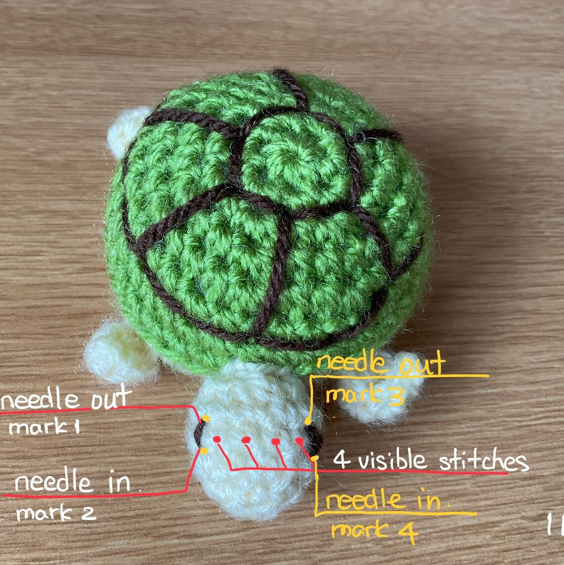 Crochet Turtle Pattern Turtle Pattern Tortoise Pattern - Etsy