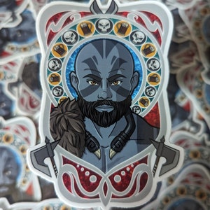 Grog Strongjaw 4” Vinyl Sticker