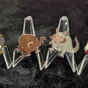Chonky Creatures Hard Enamel Pins Individuals and Set